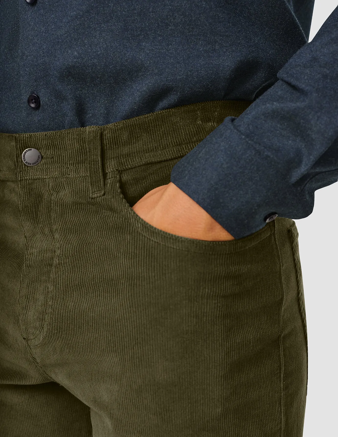 Corduroy Pants Nightfall Green