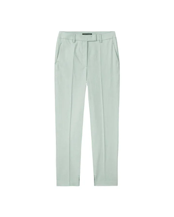 Cotton Stretch Tapered Cropped Pant