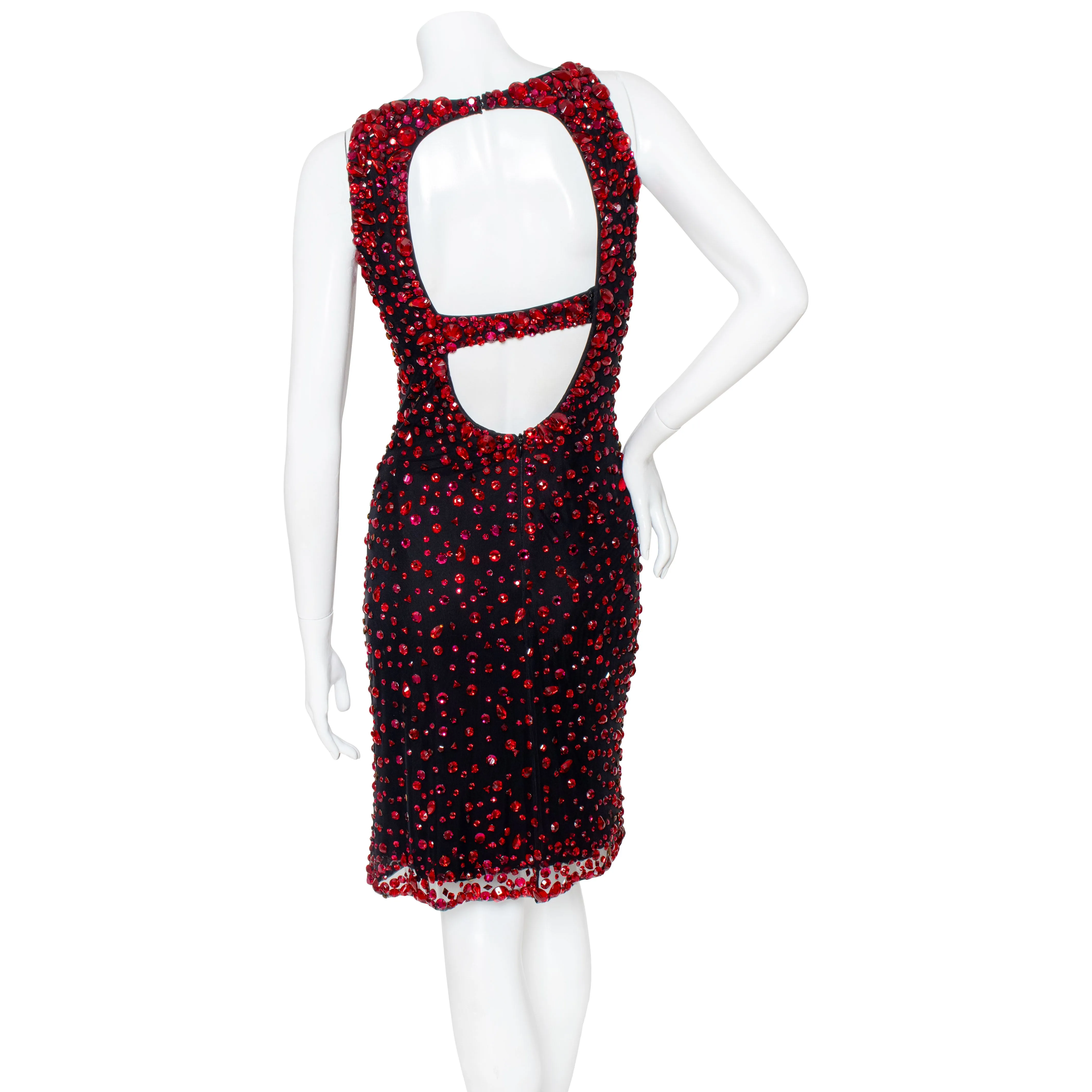 Crystal Embellished Bodycon Dress