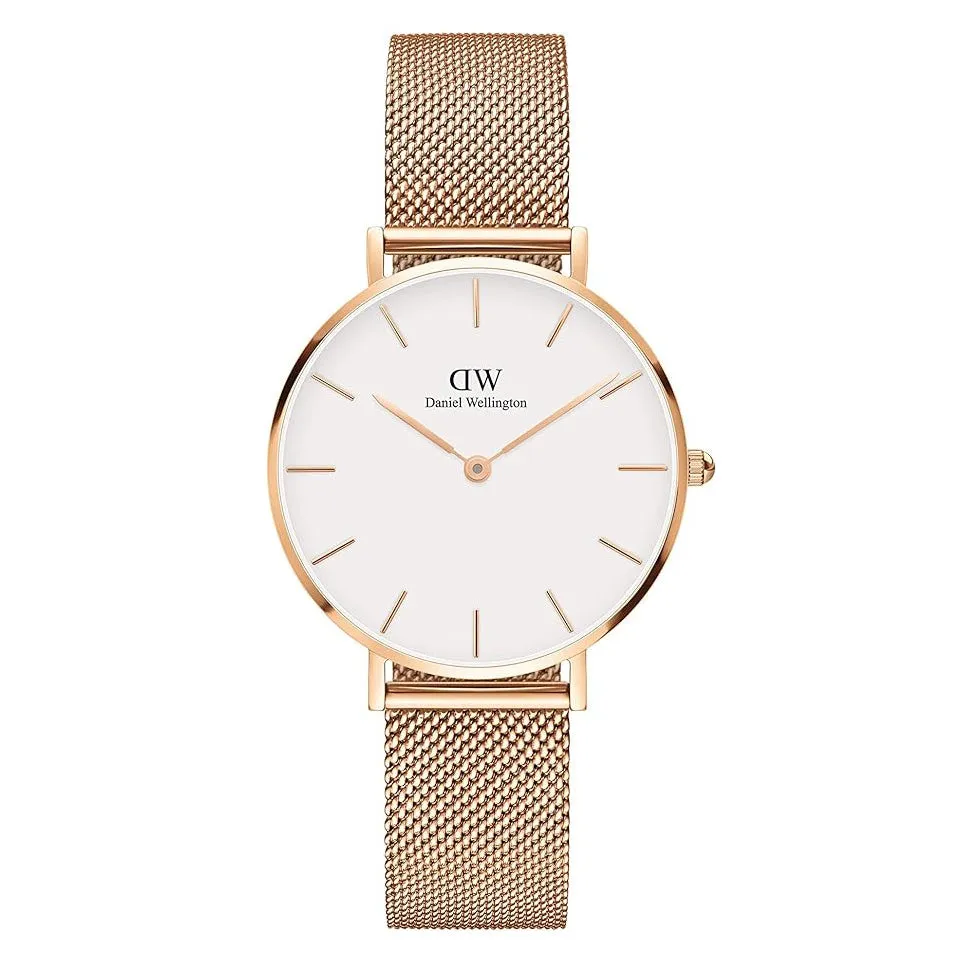 Daniel Wellington Ladies Rose Gold Petite Melrose Watch DW00100163