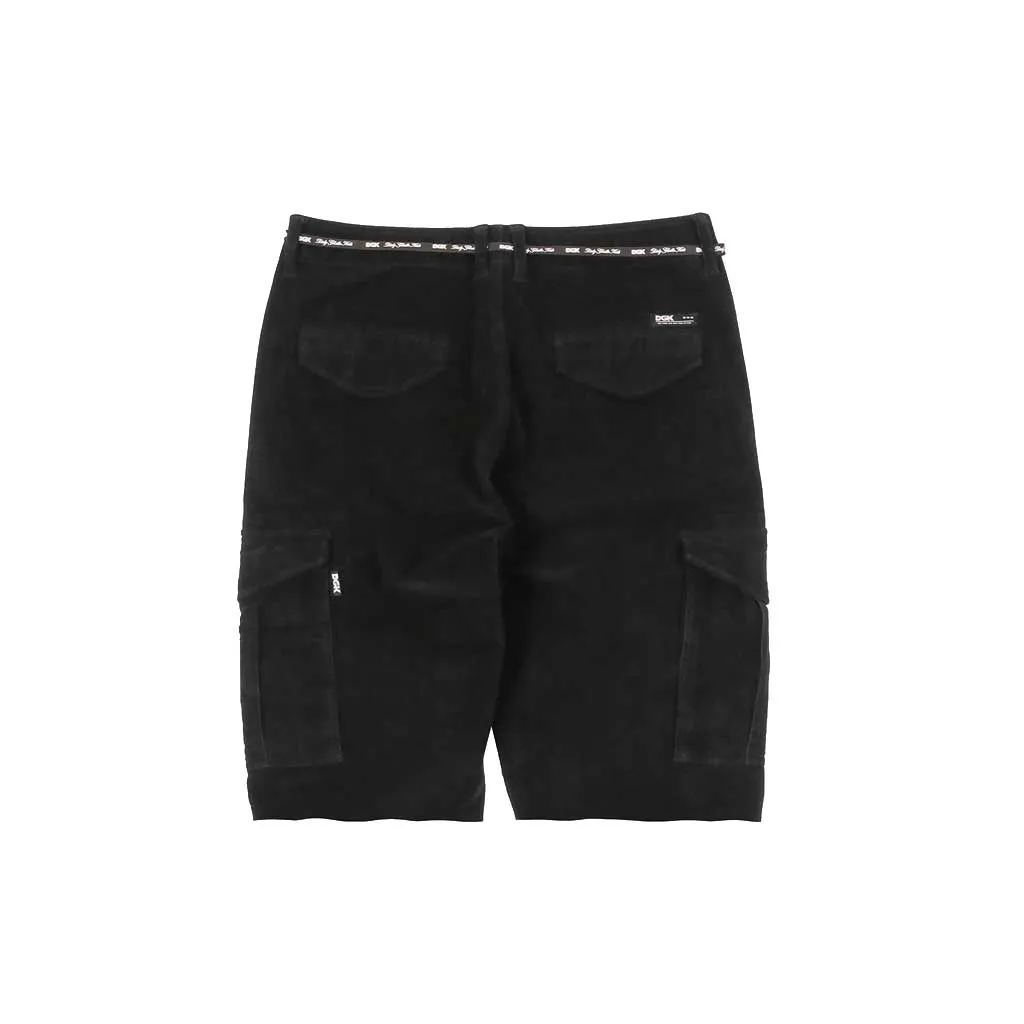 DGK O.G.S. Corduroy Cargo Short - Black