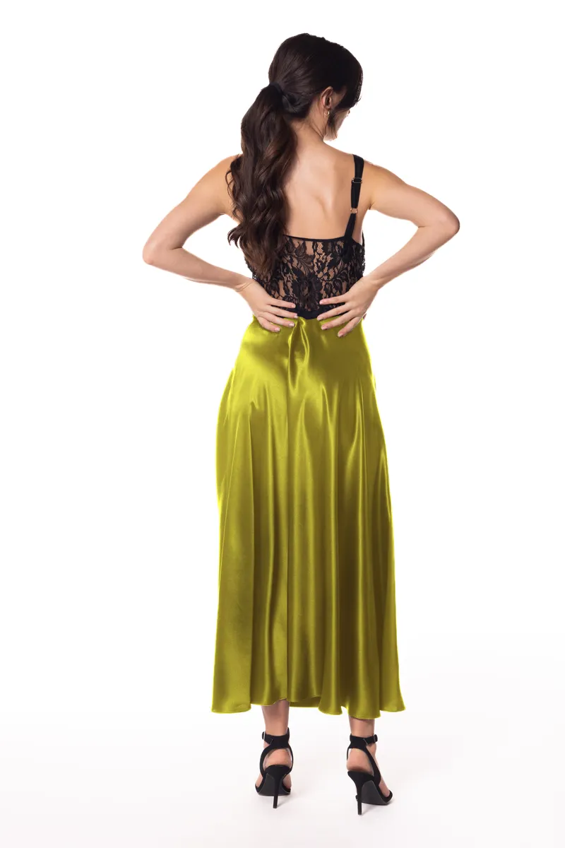 Diva Glamour Gown - Moss Edition