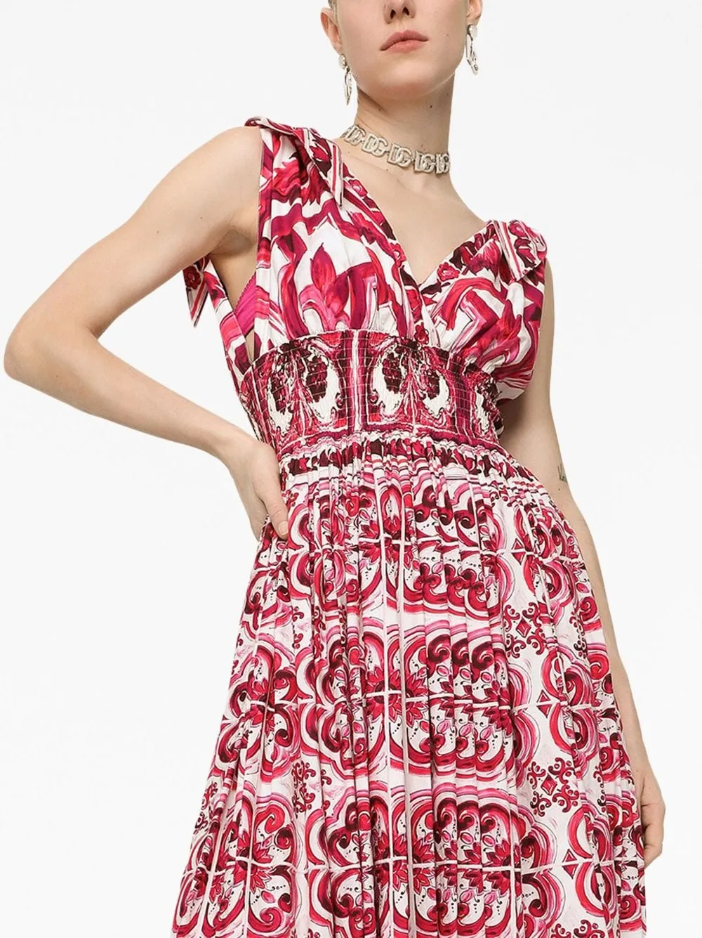 Dolce&Gabbana Cruise Dresses Fuchsia