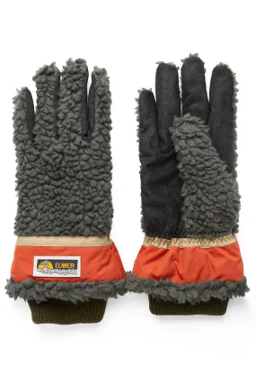 Elmer Deep Pile Gloves - Khaki