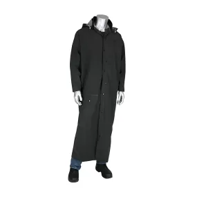 Falcon 205-322FR/5X Premium 60" Duster Raincoat with Limited Flammability - 0.35 mm