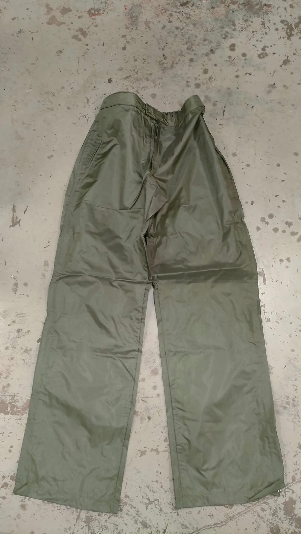 French Army Olive Green Waterproof Trousers - Unissued