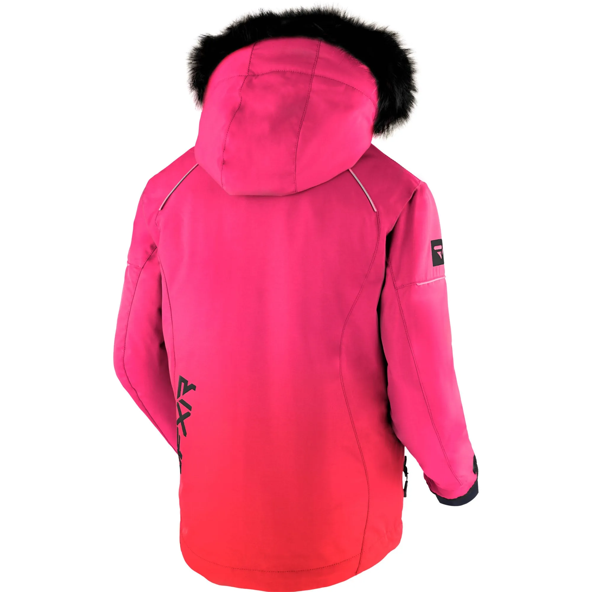 FXR Youth Fresh Snowmobile Jacket Raspberry-Electric Pink Fade