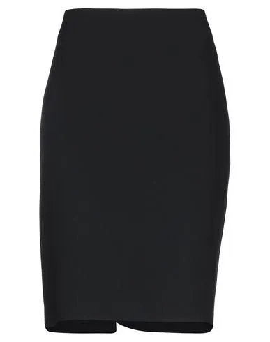 Giorgio Armani Women Knee length skirt Black 18 UK