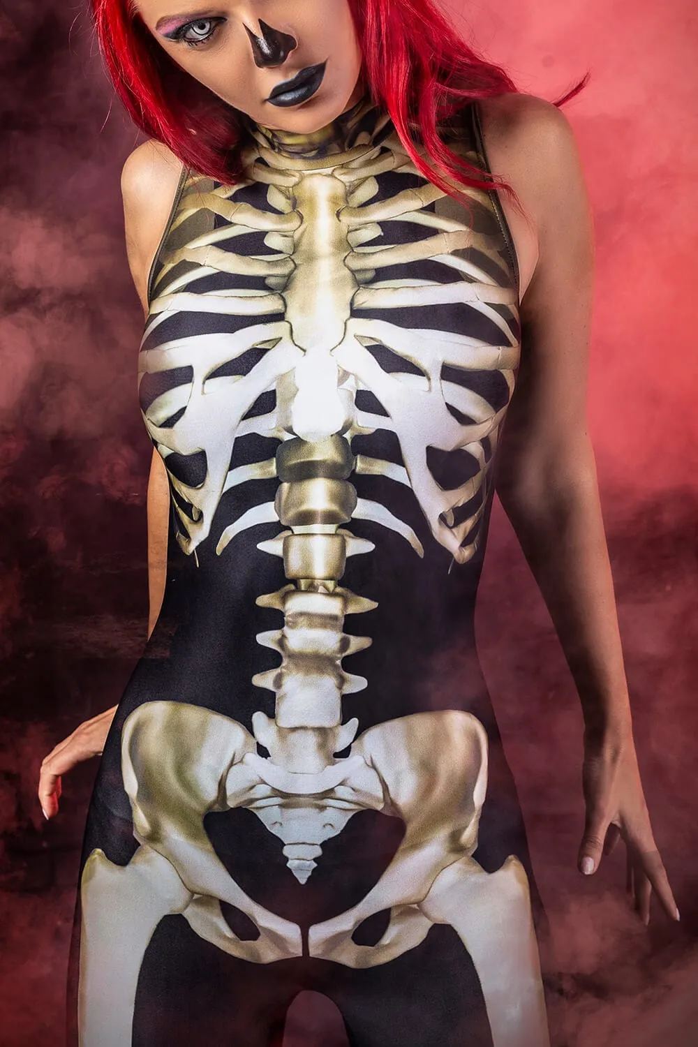 Graveyard Skeleton Sleeveless Costume