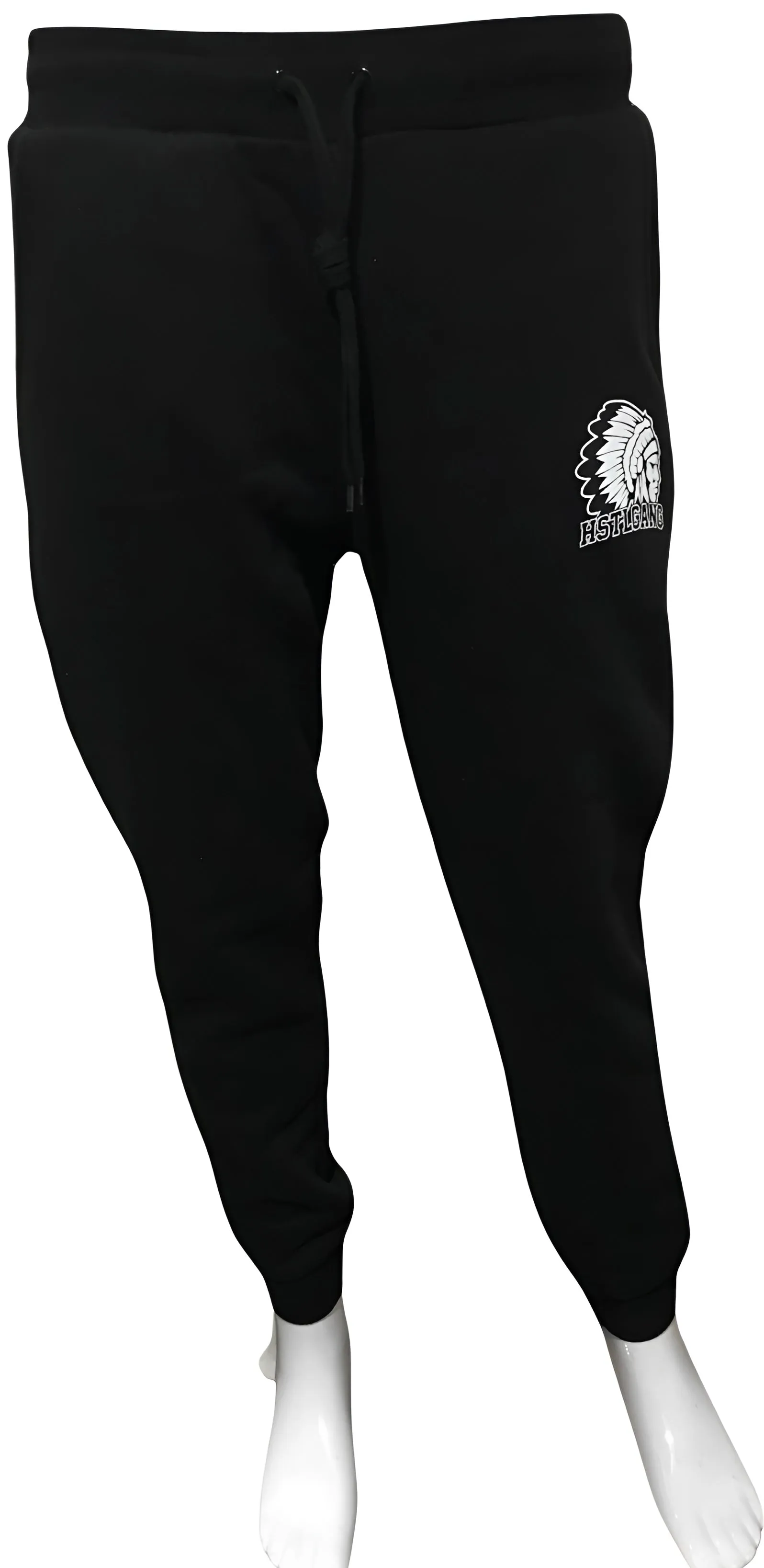 ^HUSTLE GANG^ (BLACK) ~SIMPLE CHIEF~ JOGGER SWEATPANTS