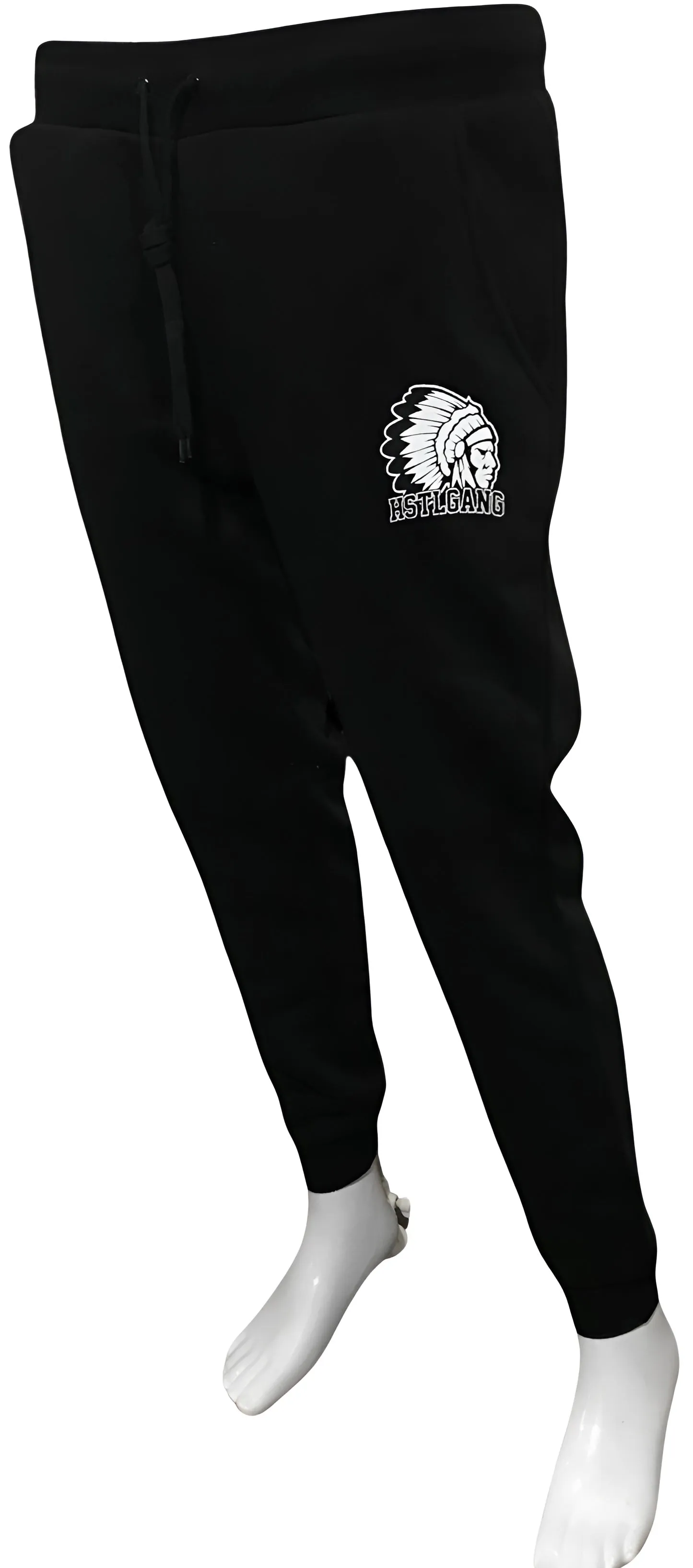 ^HUSTLE GANG^ (BLACK) ~SIMPLE CHIEF~ JOGGER SWEATPANTS