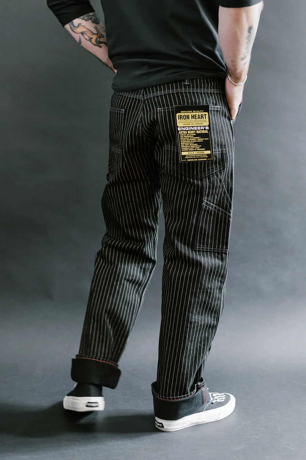 IH-814-BLK - 12oz Wabash Painter's Pants - Black