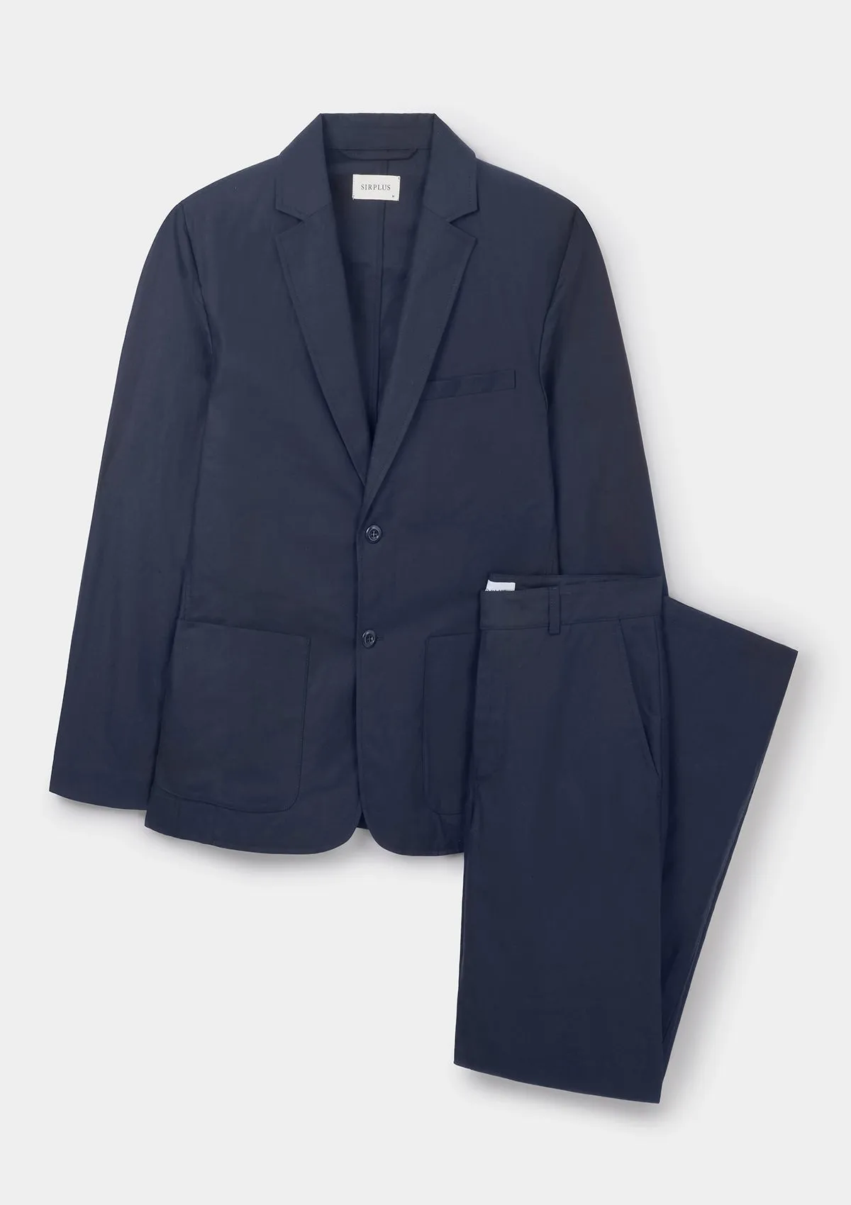 Ink Navy Cotton Linen Blazer