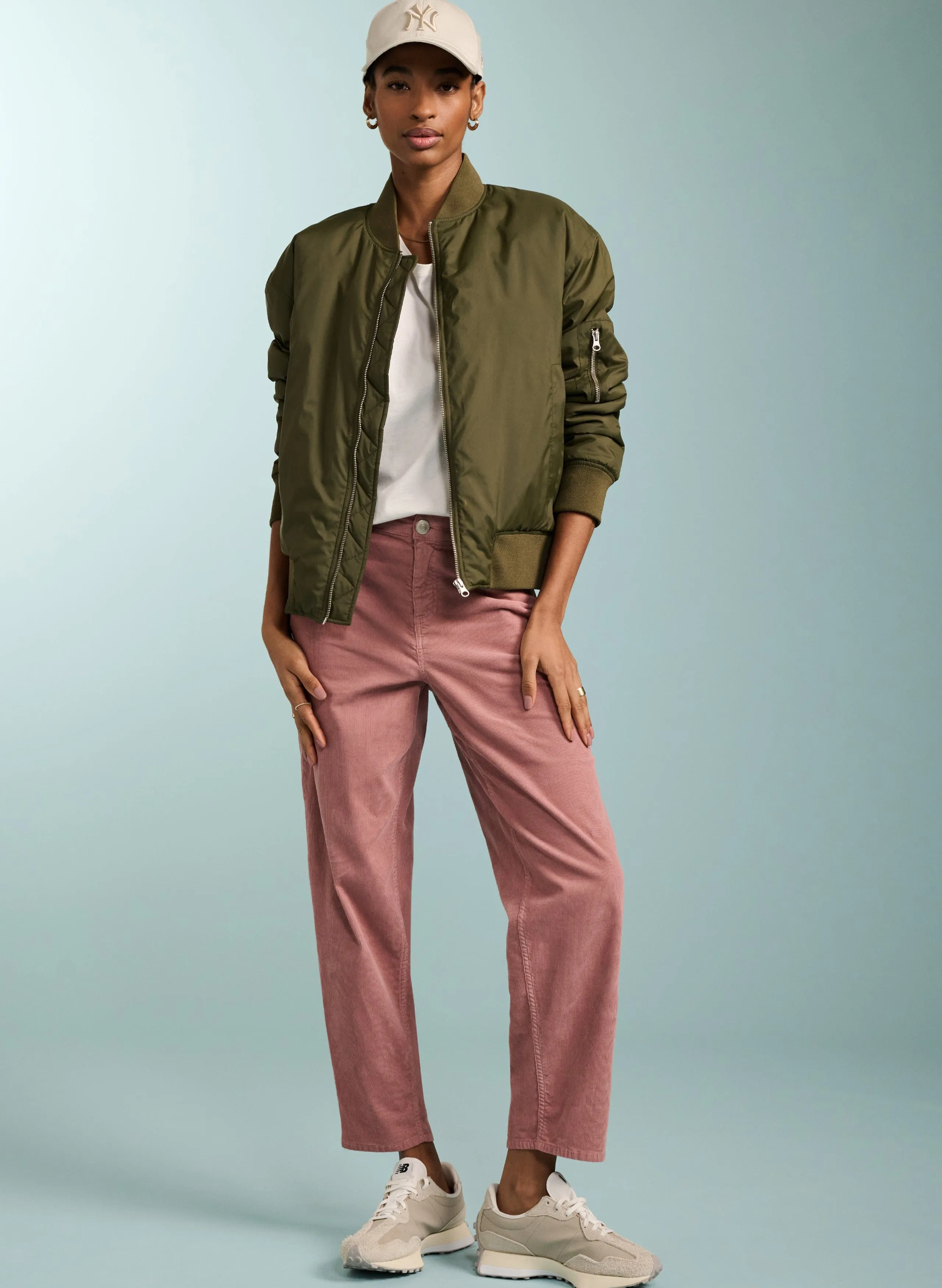 Jura Organic Cotton Trousers | Pink