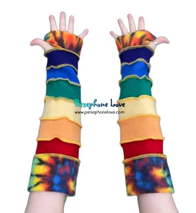 Katwise-inspired felted 100% cashmere arm warmers-1607