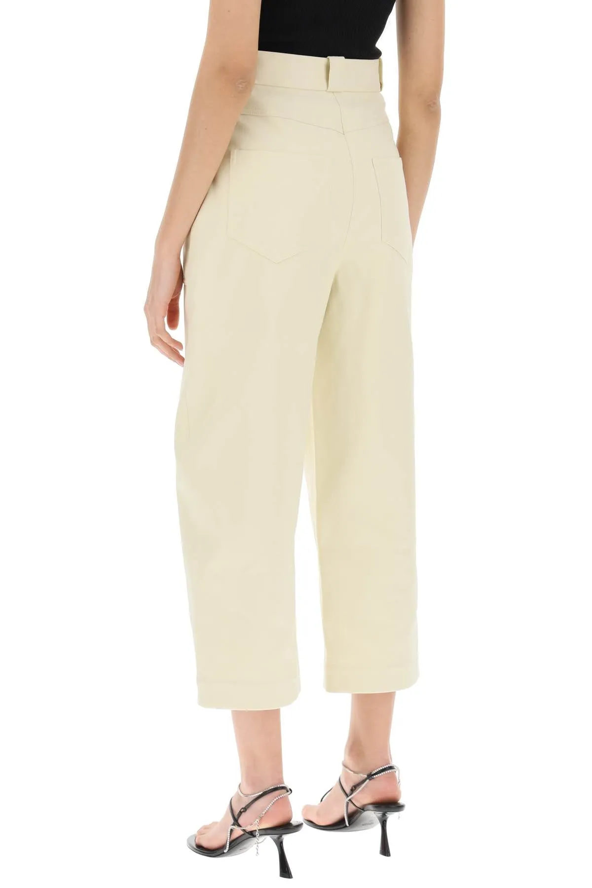 Khaite hewey high-waisted pants