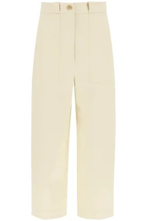 Khaite hewey high-waisted pants