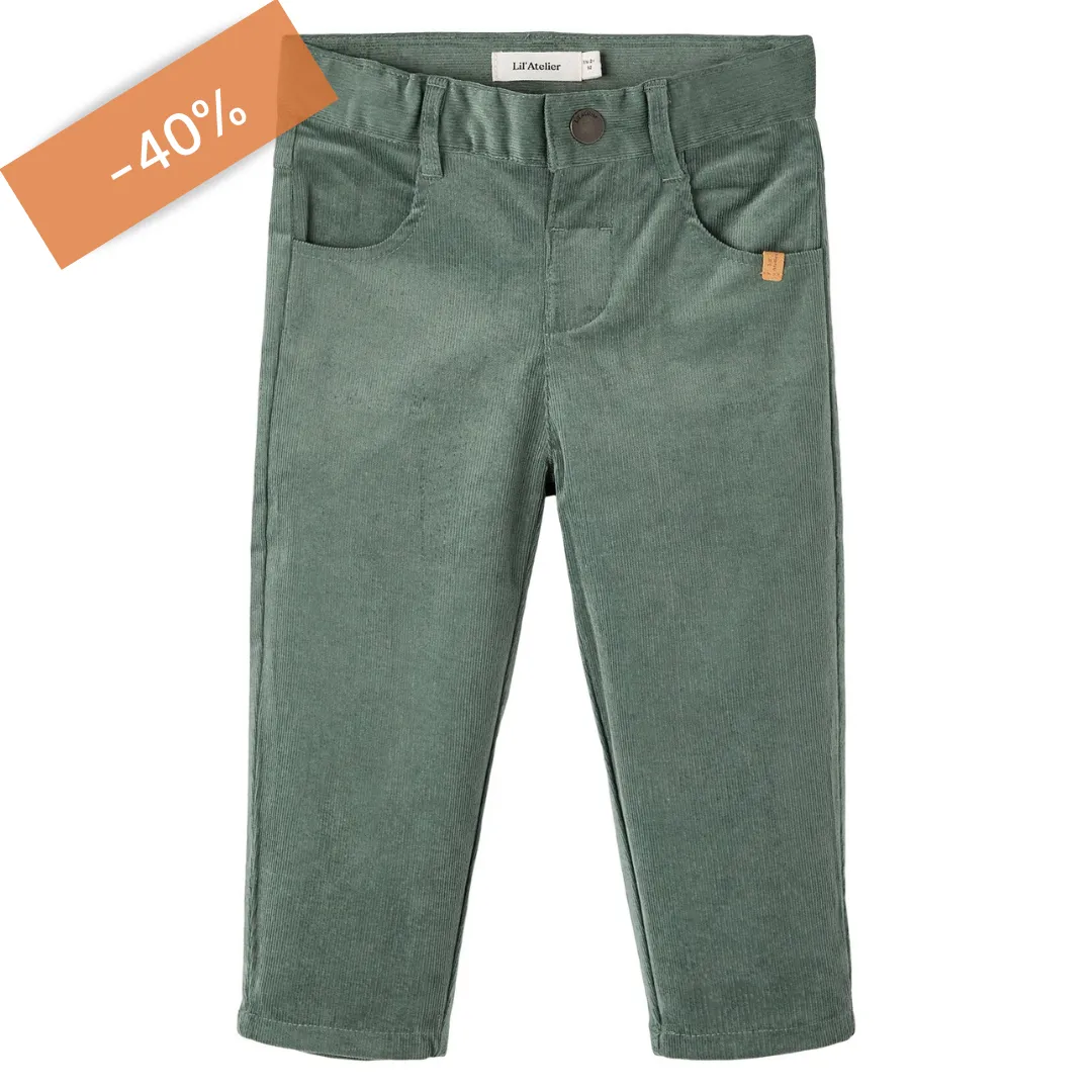 LAATSTE - Ryan Regular Corduroy Pants - Laurel Wreath