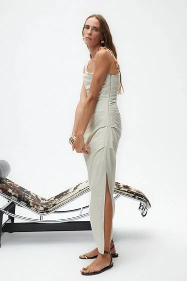 Long Dress with Accessory Strap