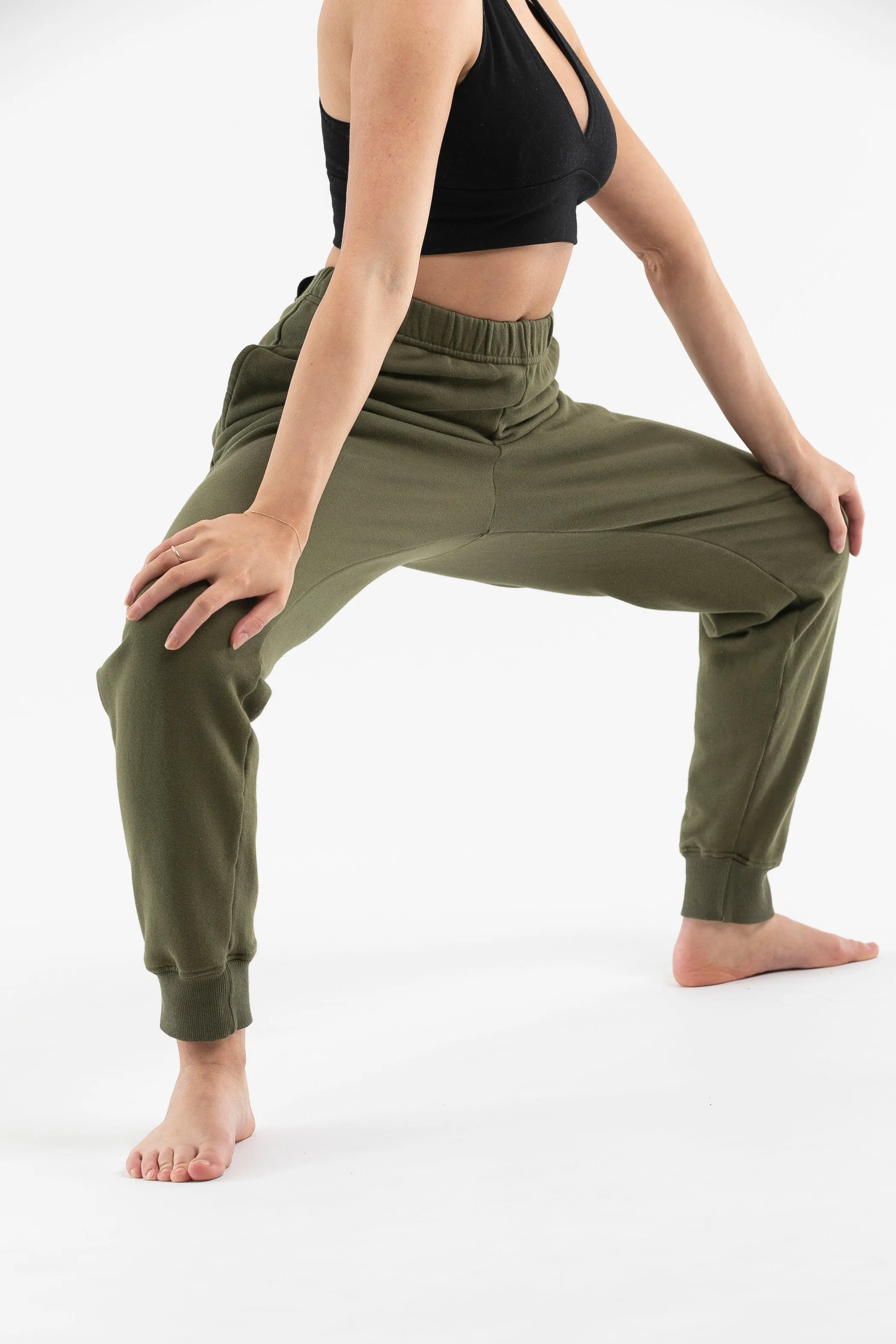 Luna Tapered Leg Pants | Khaki