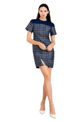 Medina Jacquard Two-Toned Dress