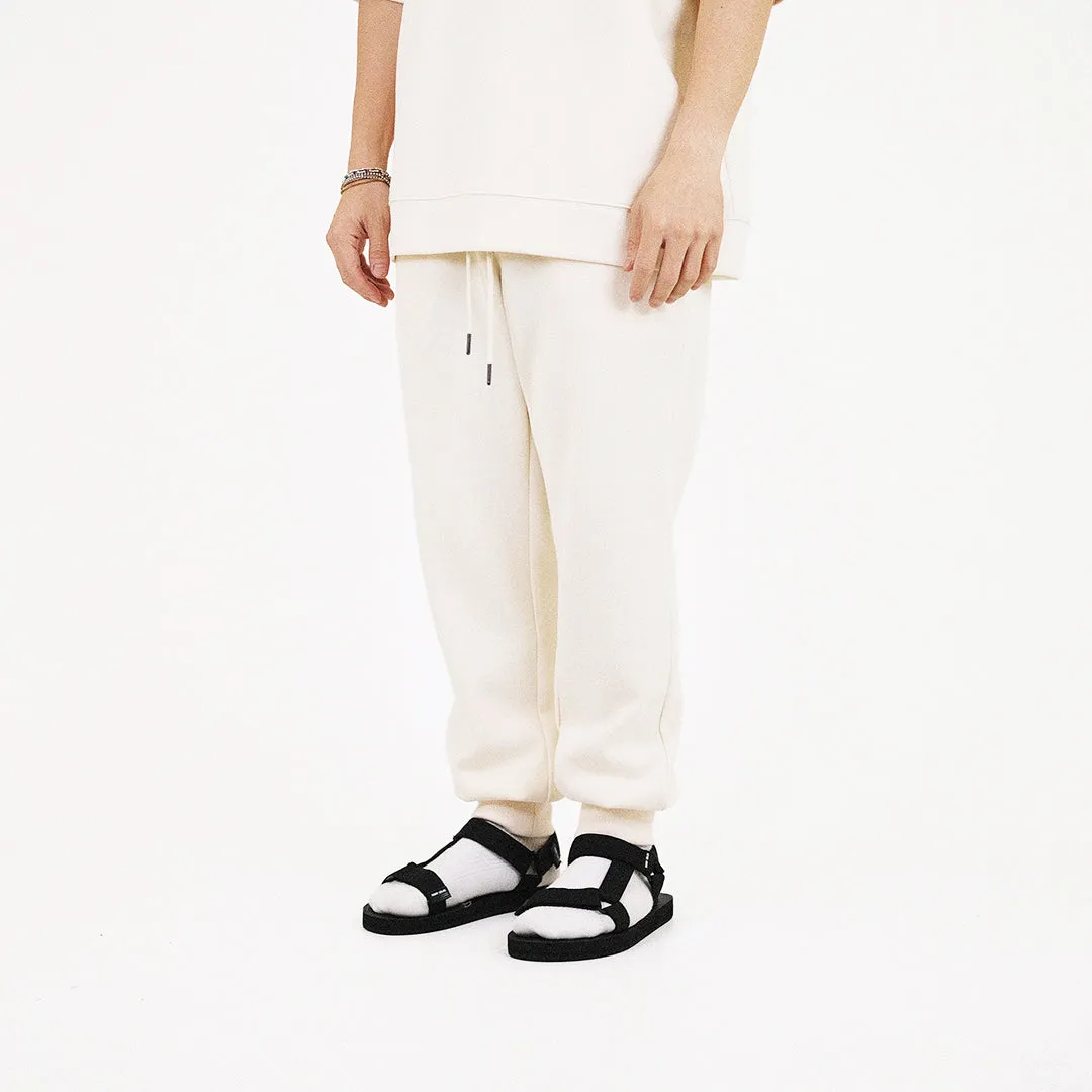 Men Slim Fit Sweatpants - Ivory - SM2308113A