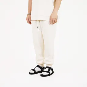 Men Slim Fit Sweatpants - Ivory - SM2308113A