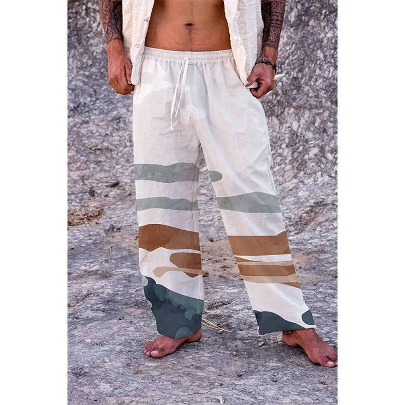 Men's Gradient Tie Dye Casual Pants 18247168YM