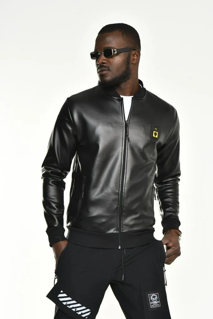 Men's Light Jacket with Gold Lion Design European | Fitted Cut | Men's | 20652