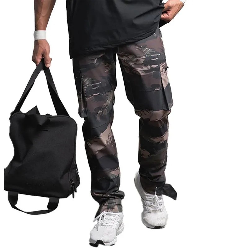 Men's Quick-drying Camouflage Loose Overalls 35325291YM