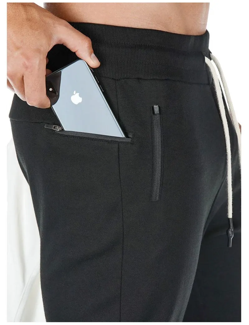 Men's Sweatpants with Towel Loop and Cell/Mobile Phone Pocket