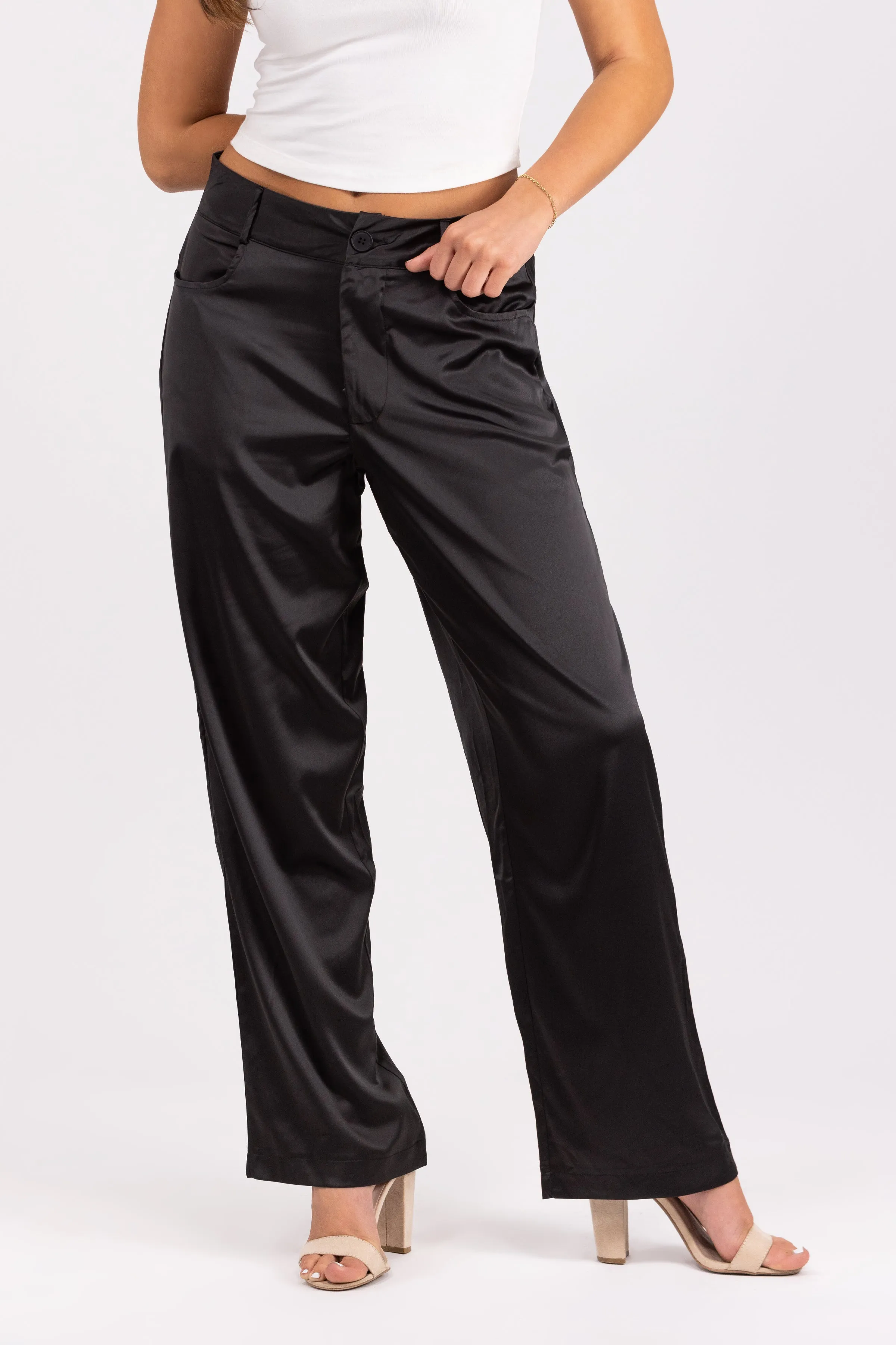 Missy Matte Satin Pants