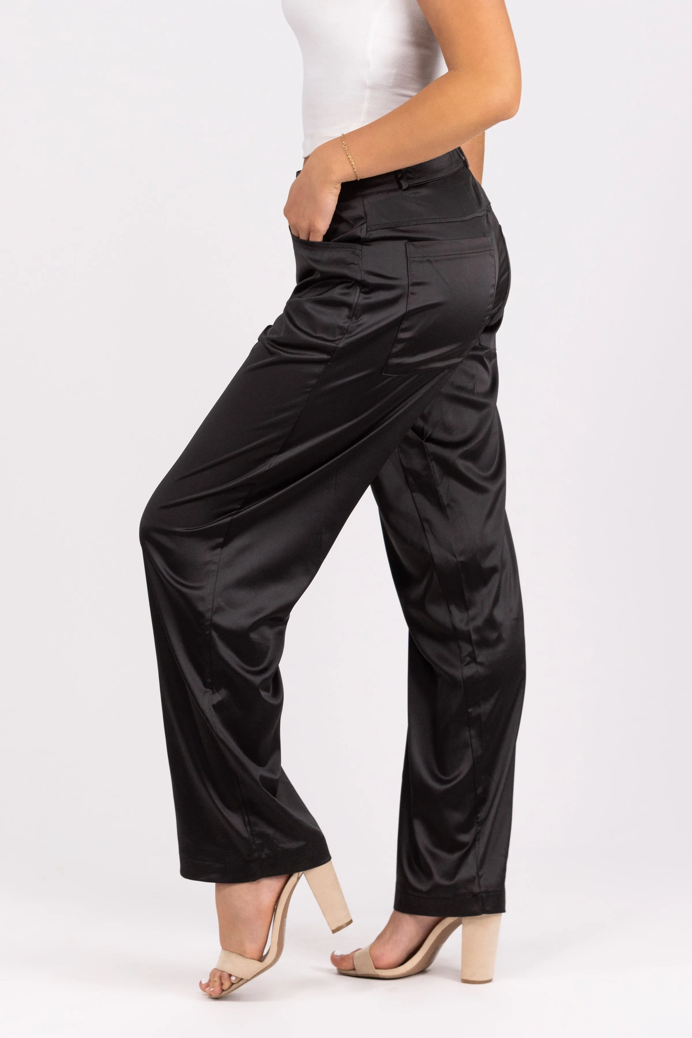 Missy Matte Satin Pants