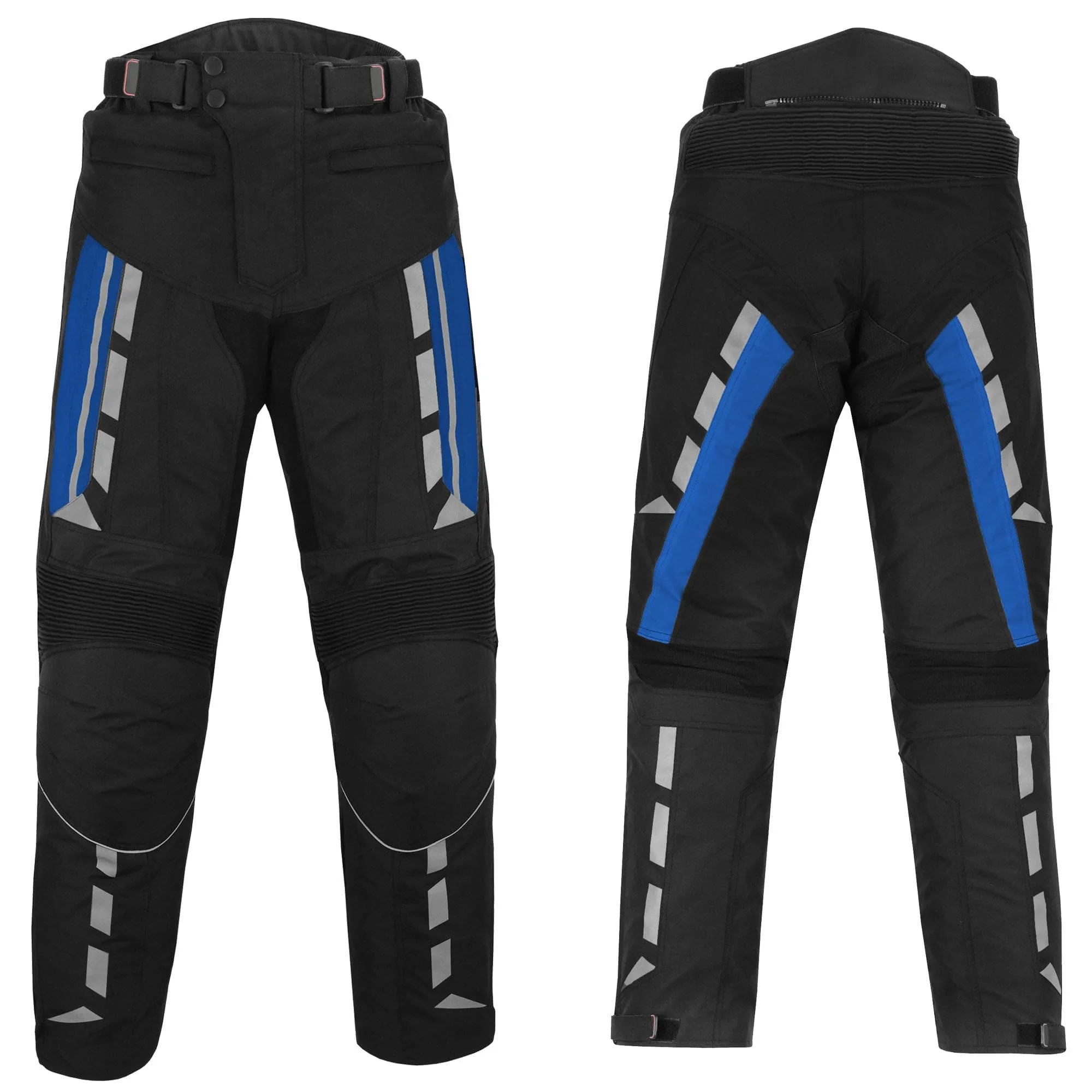 Motorbike Waterproof Corduroy Trouser Blue