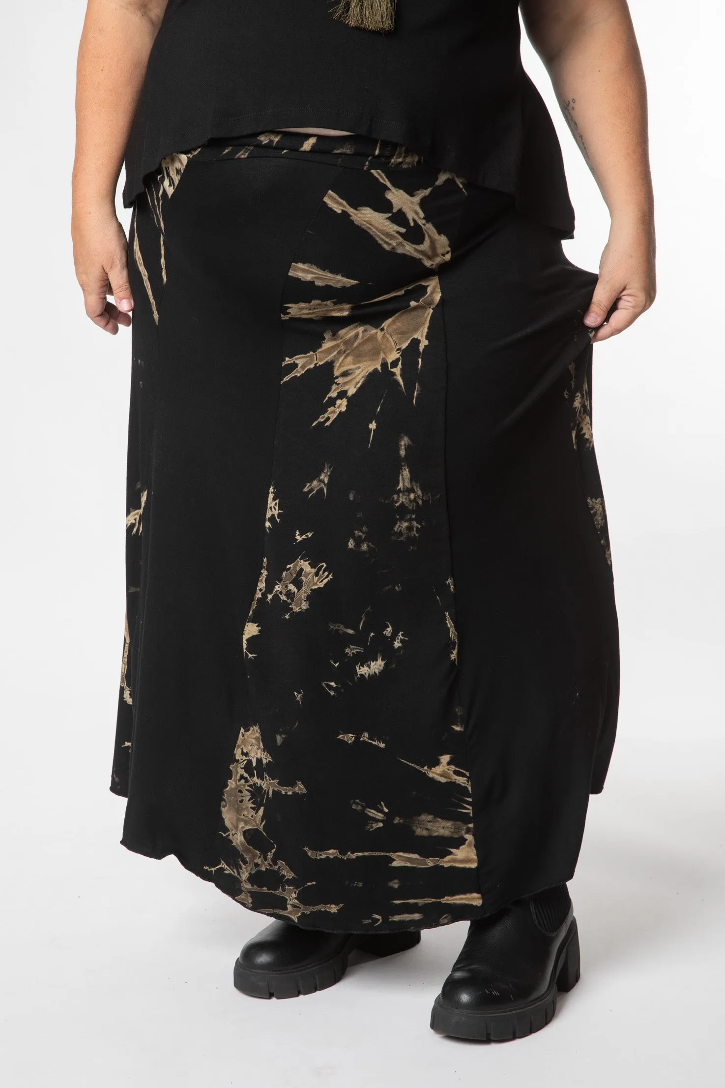 Mudmee Tie Dye Panel Skirt