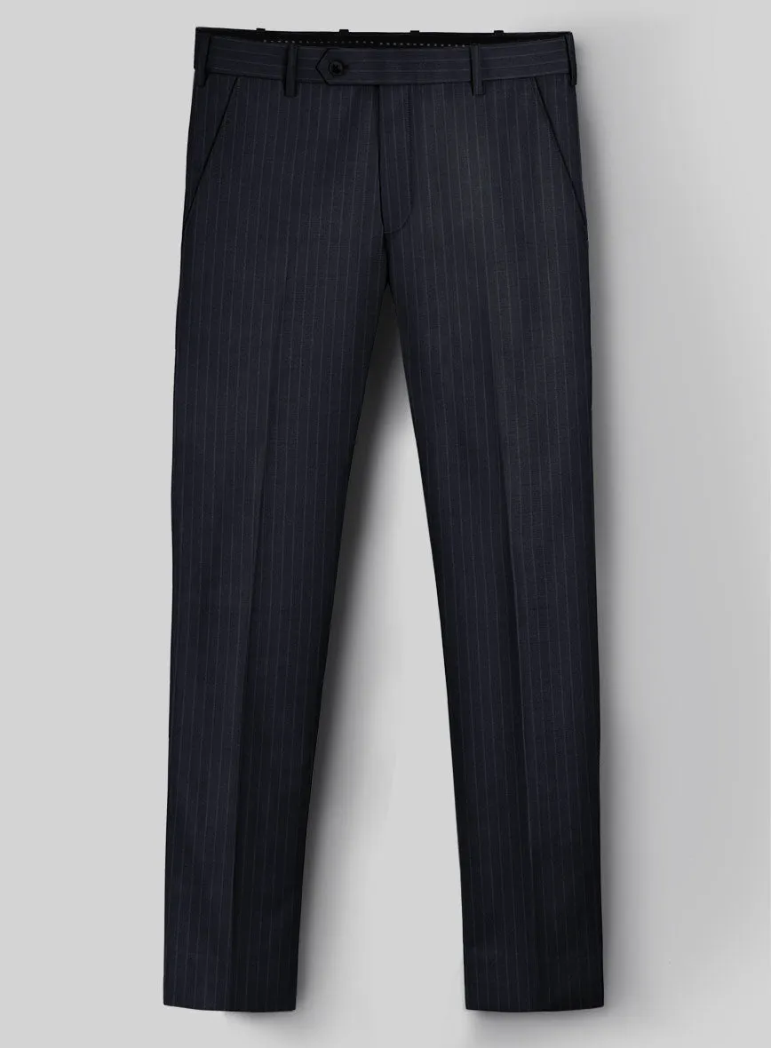 Napolean Windsor Blue Stripe Wool Pants