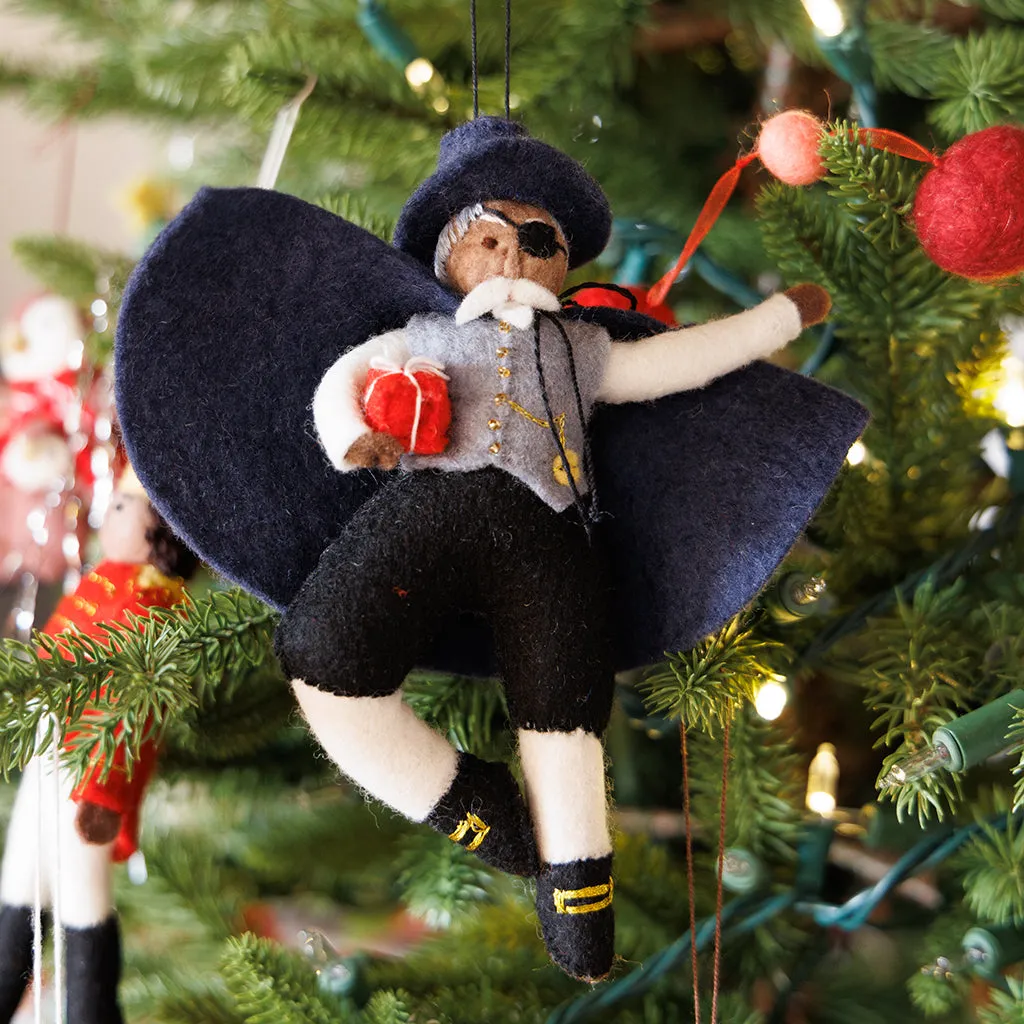 Nutcracker Ballet Drosselmeyer Ornament - Brown