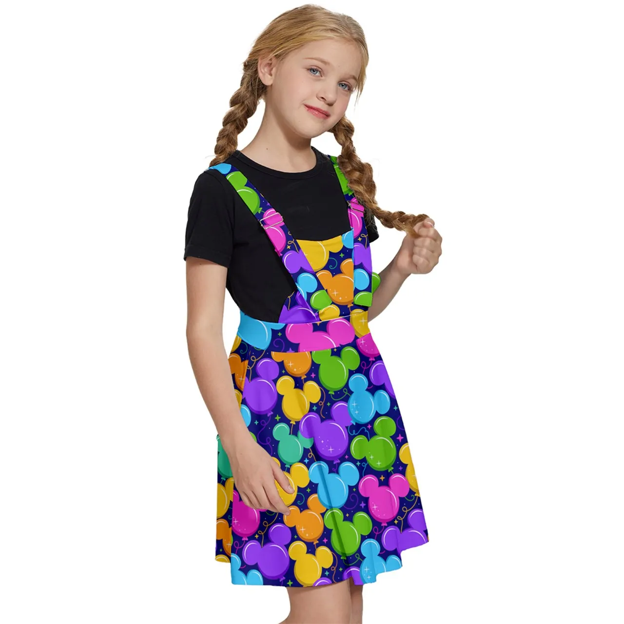 Park Balloons Kids' Apron Dress