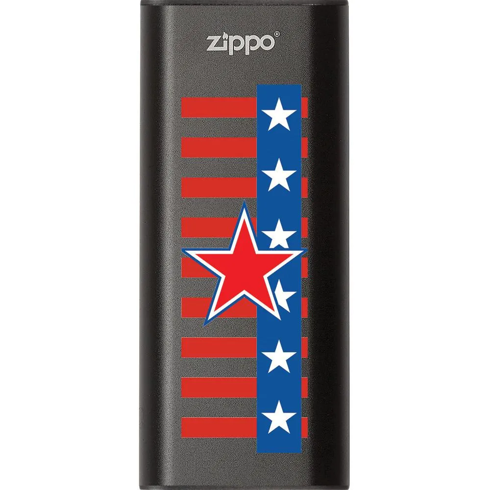 Patriotic Star: HeatBank<sup>®</sup> 3-Hour Rechargeable Hand Warmer