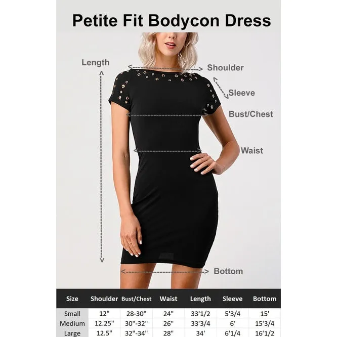 PETITE Fit Bodycon Mini Dress