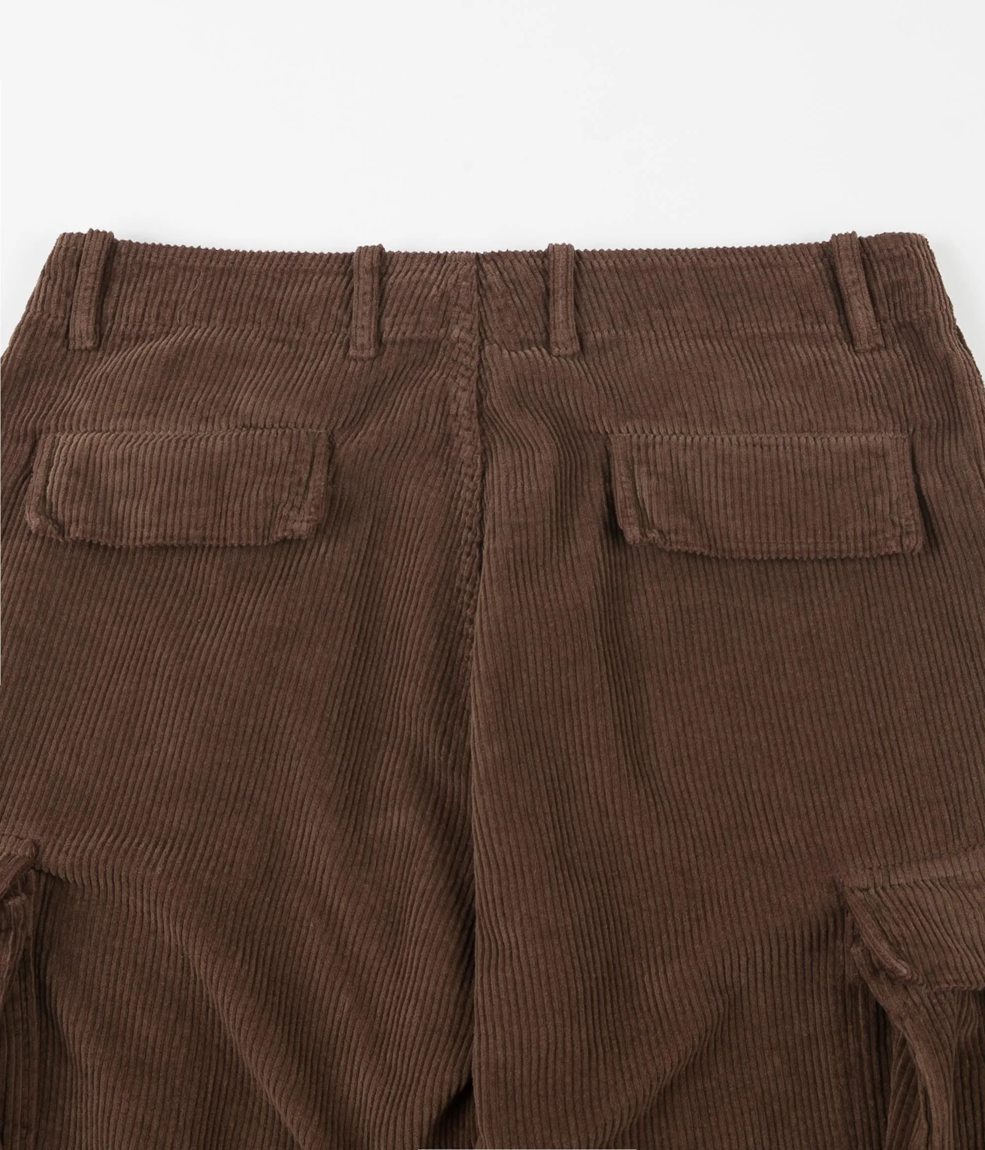 Pop Trading Company Cord Cargo Pants - Brown