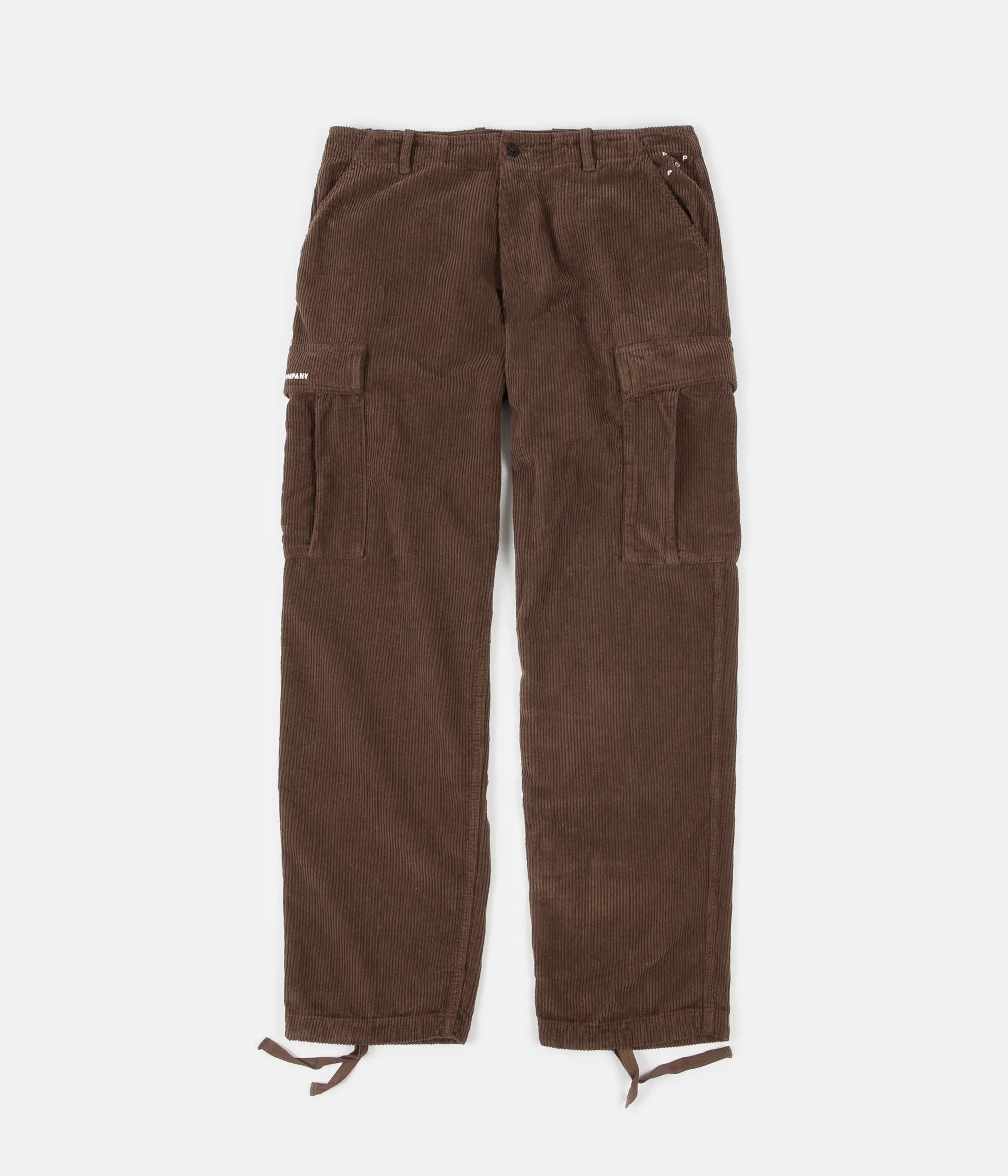 Pop Trading Company Cord Cargo Pants - Brown