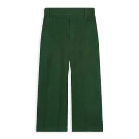 Porter Corduroy Faux Zip Pant -- Forest Green