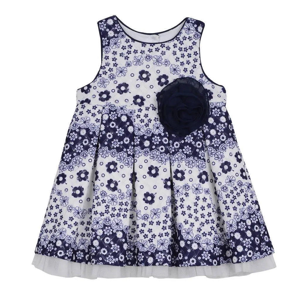 Roslin Navy Floral Dress