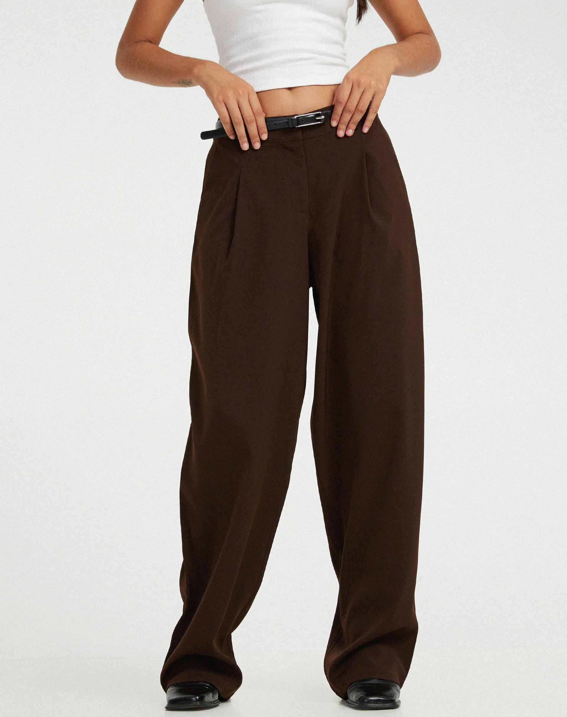 Sabara Trouser in Tailoring Cappuccino