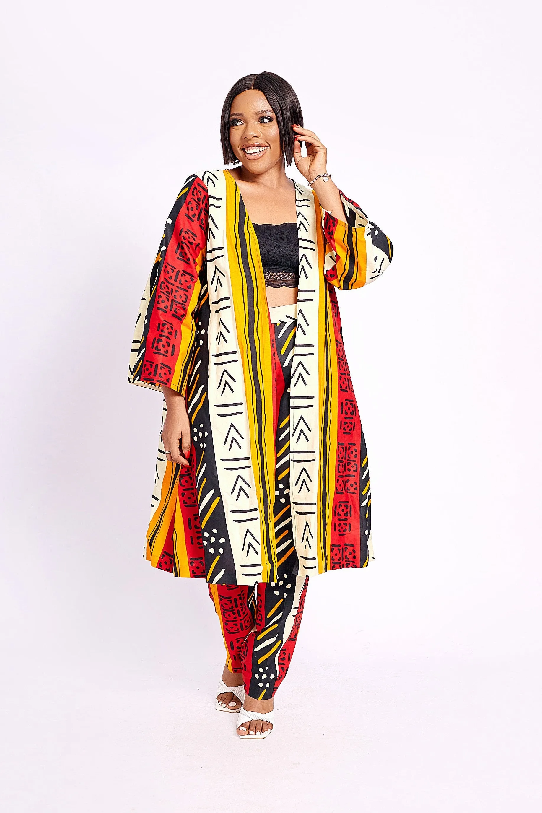 SALE FOLAMI AFRICAN PRINT PANTS SET