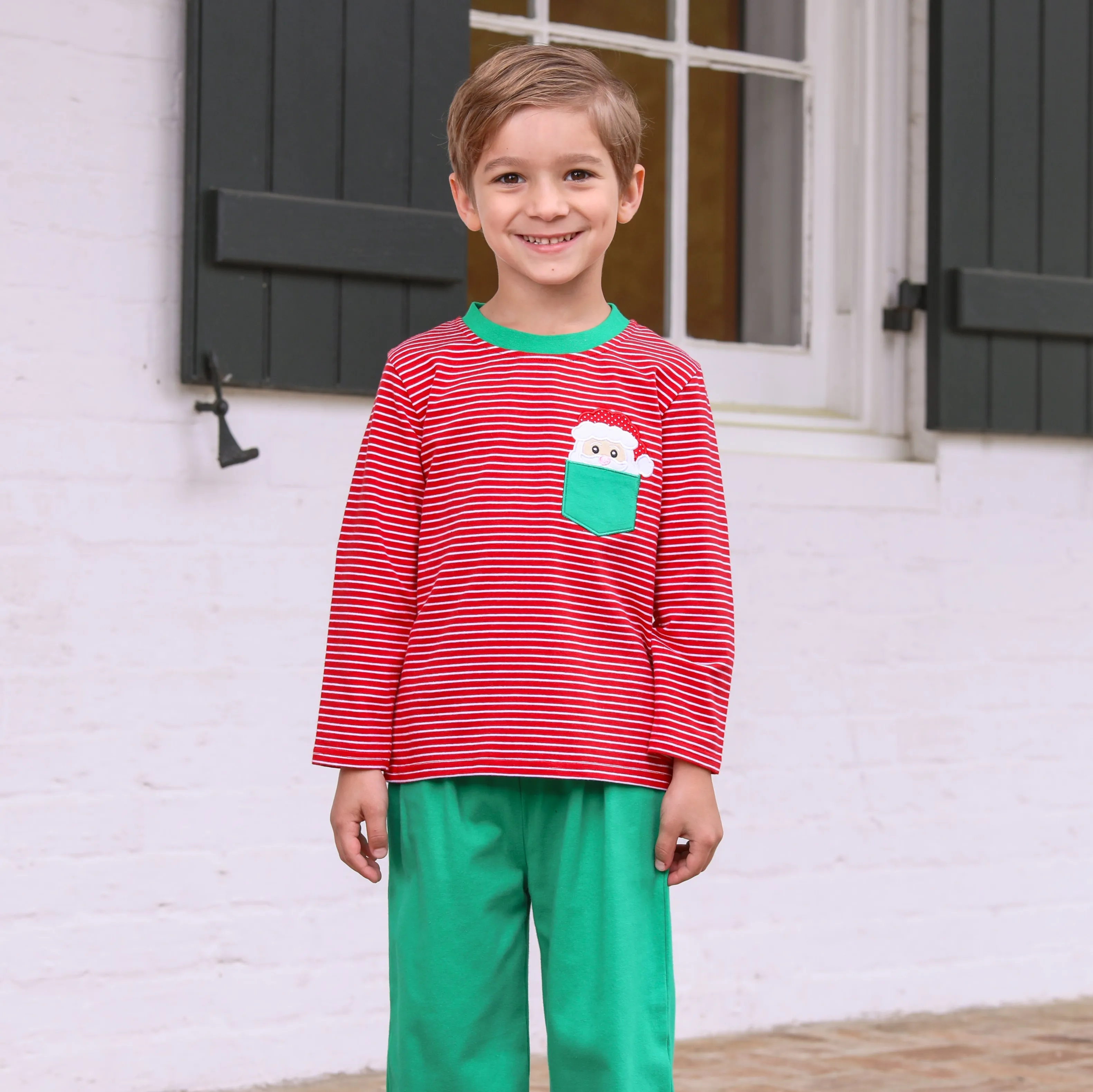 Santa Pocket Pants Set