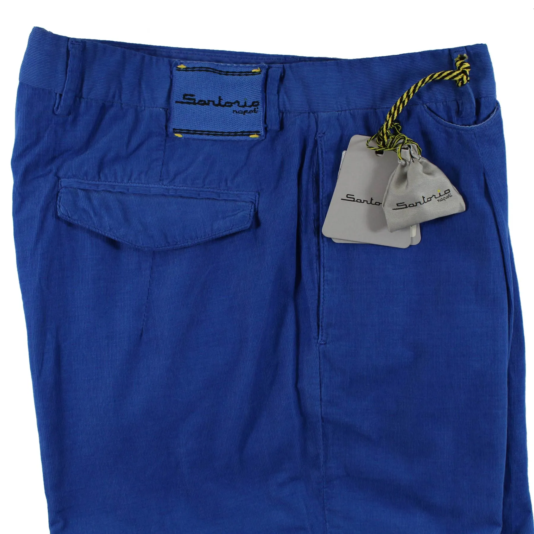 Sartorio Pants Royal Blue Corduroy 34 Short Inseam SALE