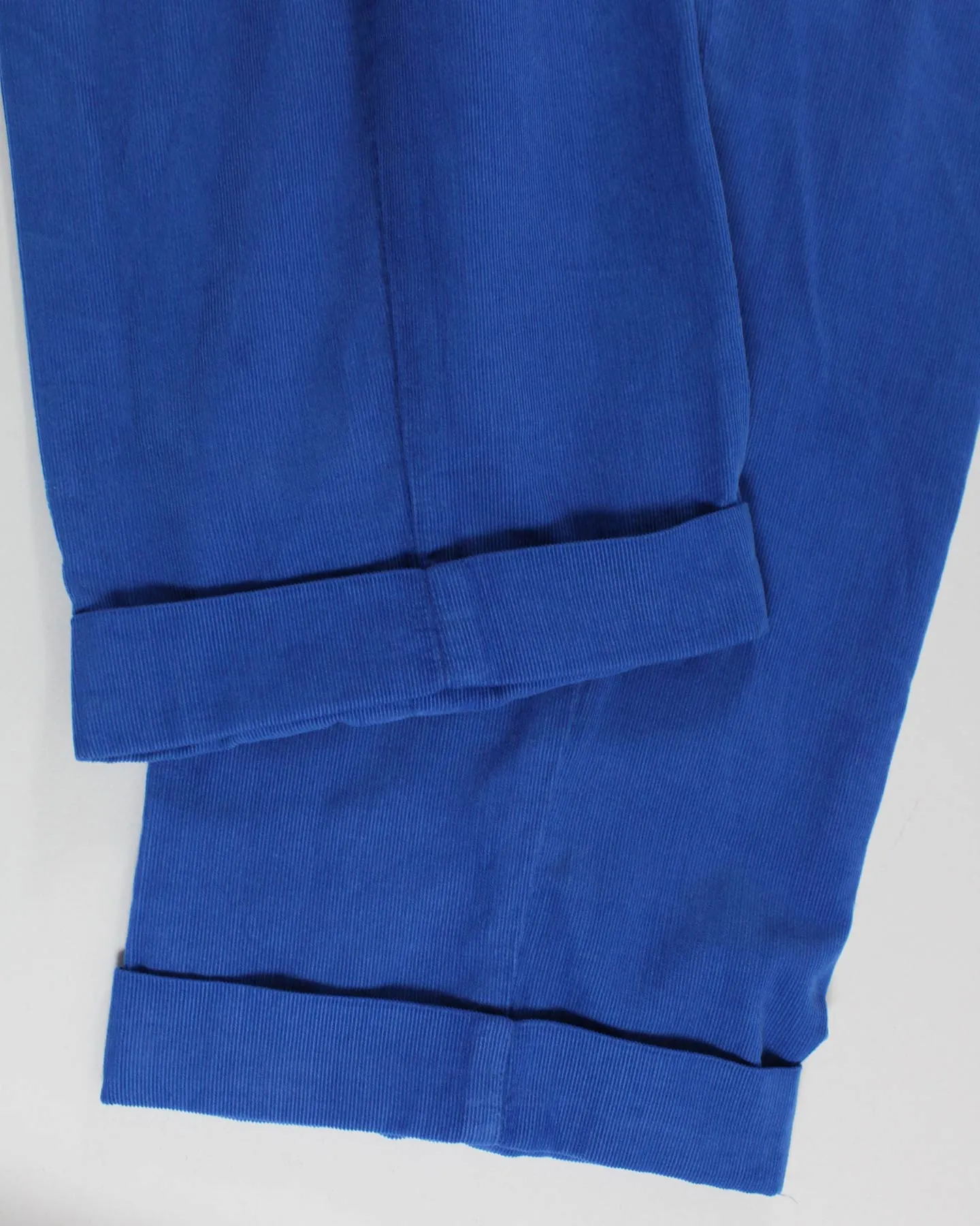 Sartorio Pants Royal Blue Corduroy 34 Short Inseam SALE