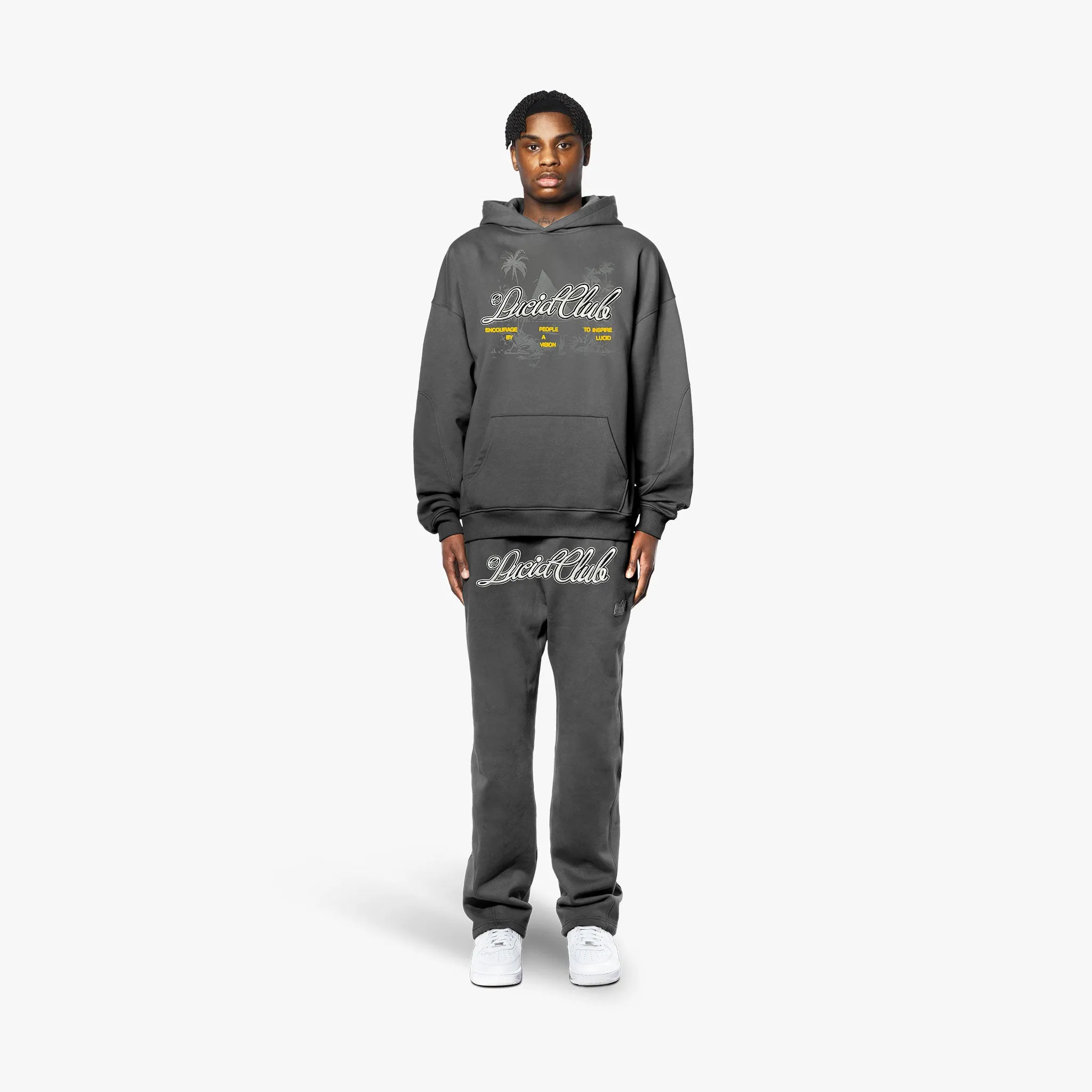 Script Logo Sweatpants Grey